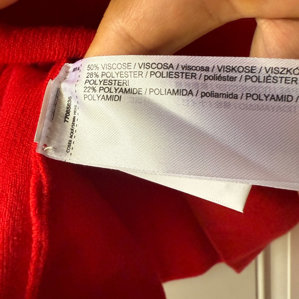 Mango Vibrant Red Turtleneck Sweater - Picture 4 of 6